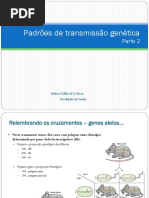 Aula - Padrões de Transmissão Genética - Parte 2