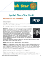 Interview Robert Koch May 2013 by Juliana Swanson - Jyotish Star of The Month