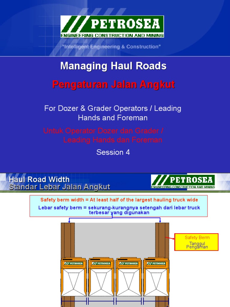 Haul Road Design Standards | PDF