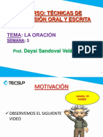 La Oracion Teoria