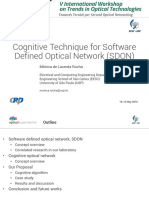Cognitive Technique For Software Defined Optical Network (SDON)