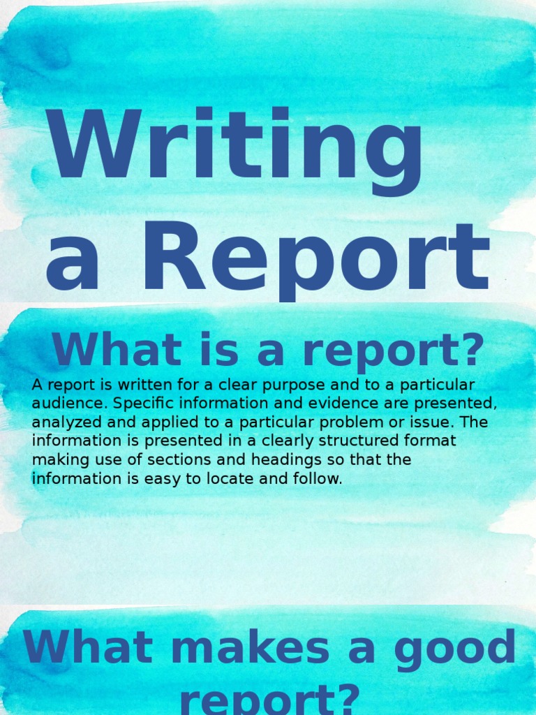 Report Writing EAPP PDF Essays Communication