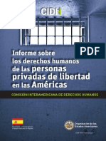Cidh Informe Sobre Los Derechos Das Personas Privadas de Liberdade