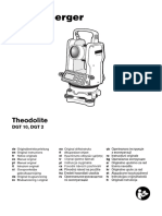 Manual Teodolito DGT10 Atual