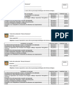 Pauta de Evaluación Dioses Romanos