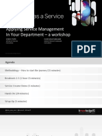 Applying Service Management in Your Department Workshop