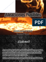 Aleaciones Fusibles 