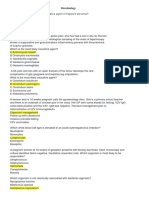 Microbiology SBA for MRCOG Part 1