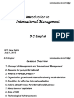 International Management: Introduction To