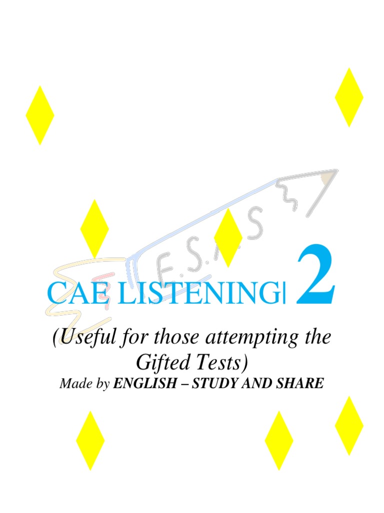 Cae Listening 2