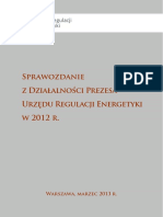 Sprawozdanie URE 2012