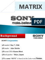 BCG Matrix of Sony