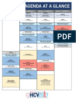 HCV Agenda at a Glance