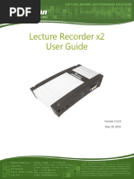 Manual Epiphan Lecture Recorder x2
