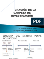 Integracion de La Carpeta de Investigacion