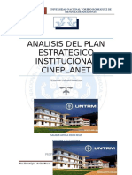Jesica, Augusto Analisis Del Plan Estrategico Institucional Cineplanet
