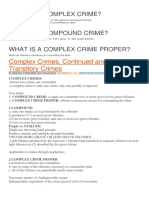 What Is A Complex Crime