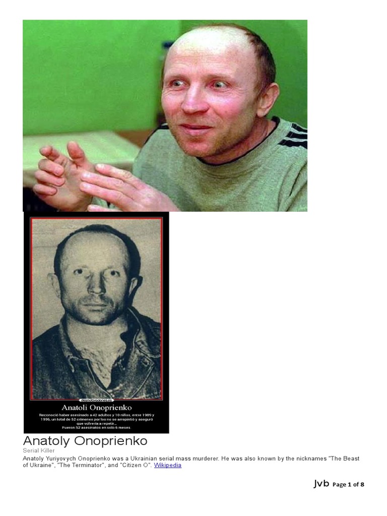 Anatoly Onoprienko | Law Enforcement | Crime & Justice