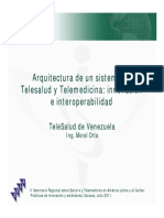 Arquitectura de Un Sistema de Telesalud y Telemedicina-Innovación e Interoperabilidad PDF