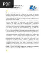 Guia de Passos Para Telemarketing