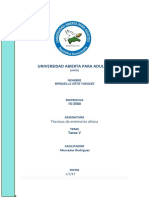 Tarea V Tectica de Entrevista Clinica