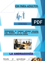 PSICOLOGIA EDUCATIVA 11 - Andragogía