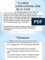 Elemen Kewarganegaraan Dan Nilai Sivik