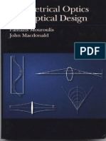 Pantazis Mouroulis John Macdonald Geometrical Optics and Optical Design PDF