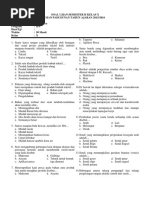  Soal  PTS Ganjil Prakarya dan Kewirausahaan 1 Rekayasa Kls 