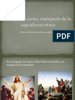 El Espíritu Santo, Intérprete de La Sagrada Escritura