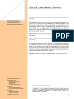 Ciência e Conhecimento Científico PDF