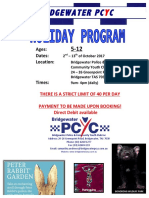 Bridgewater PCYC School Holiday Program