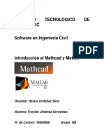 Mathcad y Matlab