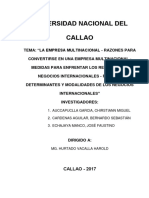 Empresa Multinacional Monografia