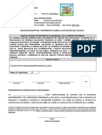 Modelo de Informe Descriptivo JCC 2016 Alehiver Chourio