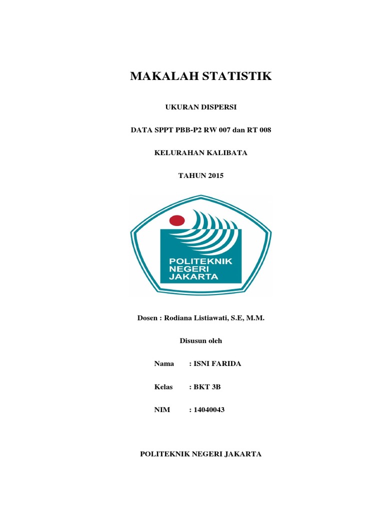 Makalah Statistik Pbb