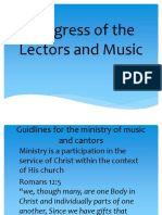 Congress of the Lectors and Music
