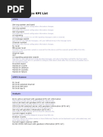 Nemo Analyze KPI List