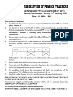 2015-Question Paper Ngpe - 2015 PDF