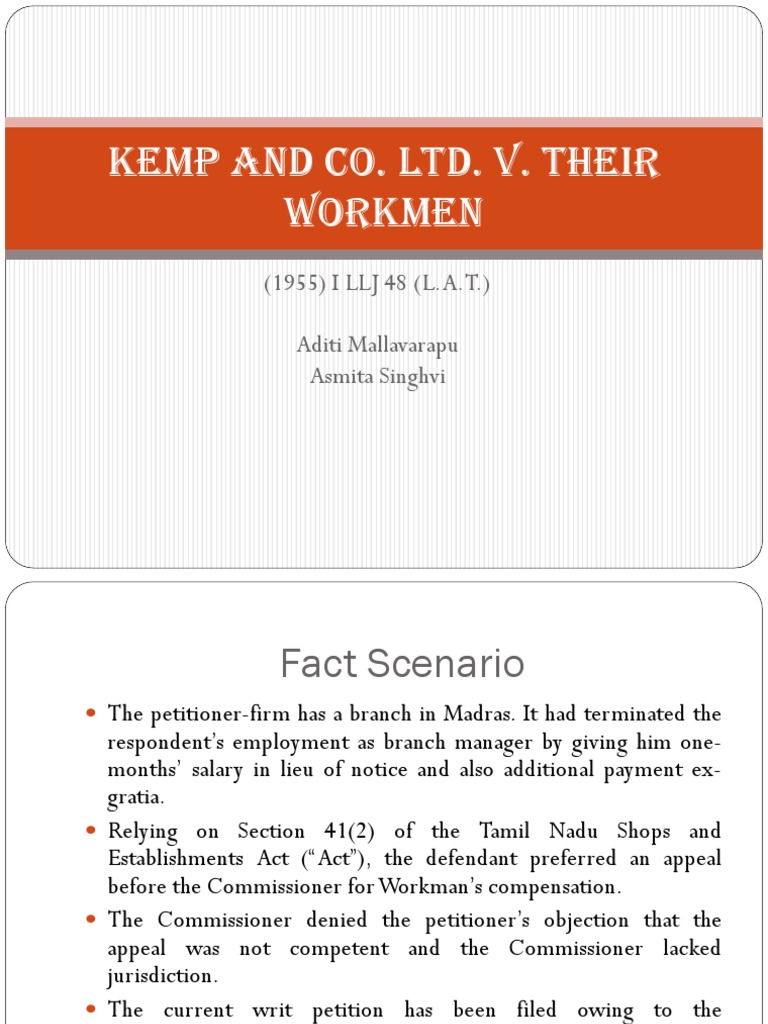 Kemp and Co PDF Judgment (Law) Jurisdiction