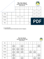 LAB Time Table