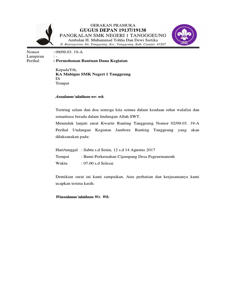 960+ Contoh Undangan Jambore Gratis