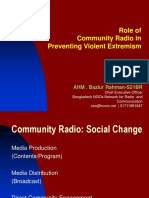 Role of Community Radio in CVE