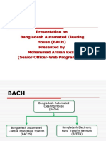 Bangladesh Automated Clearing House (BACH) Presentation