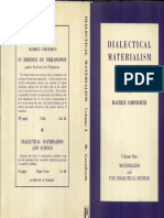 1952 Dialectical Materialism Vol 1 Maurice Cornforth