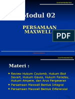 Modul 02 Persamaan Maxwell