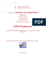 DWIP Washing LTD: Cleaner Production Assessment Report