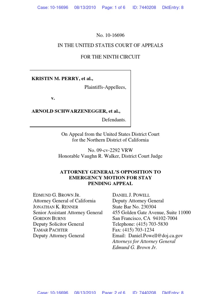 CA9Doc 8 PDF California Proposition 8 (2008) Government Information
