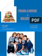 Piramida Alimentara a Adolescentilor
