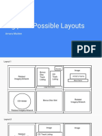 Digipak- Possible Layouts